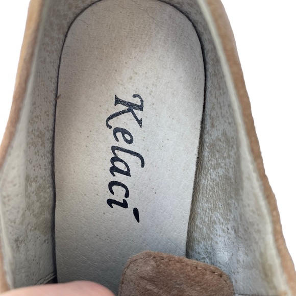 KelaCi Dance Shoes Heel Lace Up Camel Brown Size 6 - Picture 4 of 12